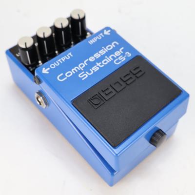 【中古】コンプレッサー エフェクター BOSS CS-3 Compression Sustainer ギターエフェクター 本体画像 斜め 2