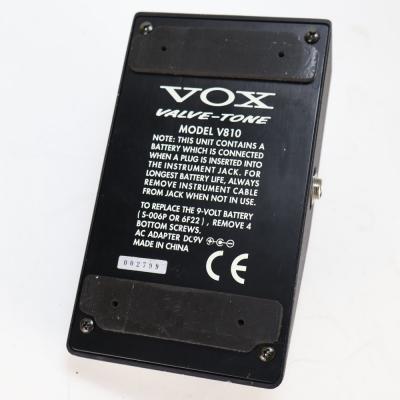 【中古】 VOX V810 VALVE-TONE ギターエフェクター 本体画像 裏