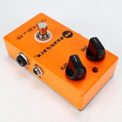 【中古】 エフェクター Noah’sark ORANGE-A 橙 フェイザー Phaser ノアズアーク ギターエフェクター 本体画像 斜め