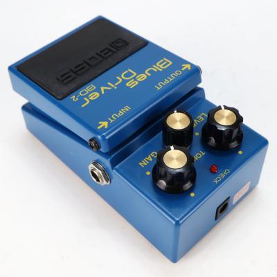 【中古】 ブルースドライバー エフェクター BOSS BD-2 Blues Driver ギターエフェクター オーバードライブ ブルドラ 本体画像 斜め