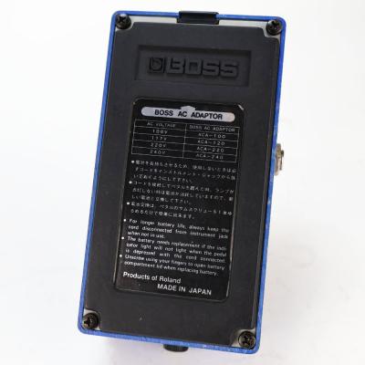 【中古】コンプレッサー エフェクター BOSS CS-2 Compression Sustainer Made in Japan ギターエフェクター 本体画像 裏