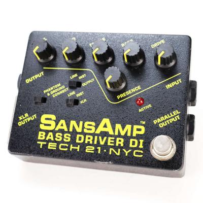 【中古】サンズアンプ ベースドライバーDI TECH21 SansAmp BASS DRIVER DI 旧仕様 ベース用DI プリアンプ