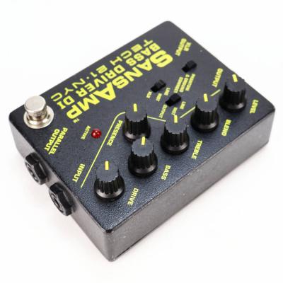 【中古】サンズアンプ ベースドライバーDI TECH21 SansAmp BASS DRIVER DI 旧仕様 ベース用DI プリアンプ 本体画像 斜め