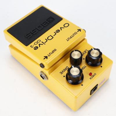【中古】 オーバードライブ エフェクター BOSS OD-3 Over Drive ギターエフェクター 本体画像 斜め