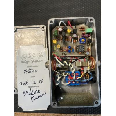 【中古】 コンプレッサー エフェクター A.Y.A tokyo japan R-COMP 2006年製 ギターエフェクター 内部