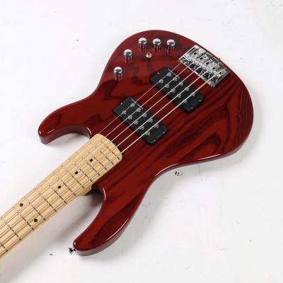 【中古】エレキベース 5弦ベース ESP AP-SL5 Maple FingerBoard See Thru Red 2019年製 35インチ スーパーロングスケール ボディトップ