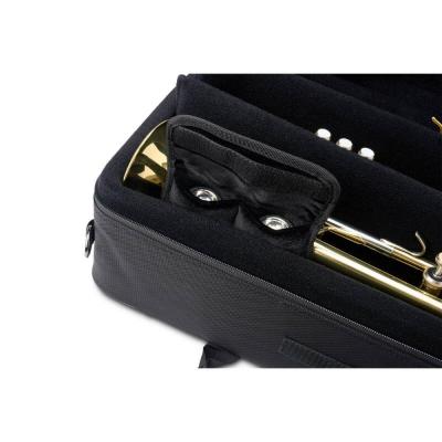 PROTEC プロテック A002 Trumpet Plush マウスピースポーチ トランペット用マウスピースケース 2本収納可能 使用例画像2