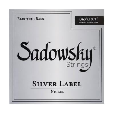 Sadowsky サドウスキー SBCN45B Nickel Silver Label ニッケル 5弦エレキベース弦 45-130