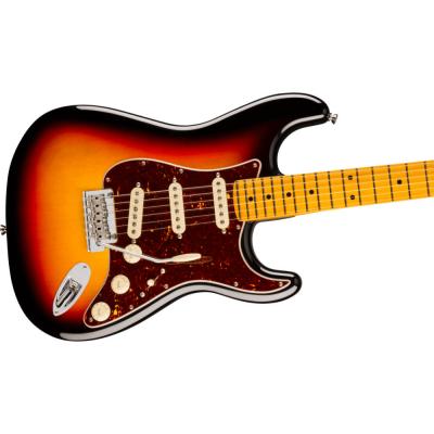 Fender フェンダー American Professional Stratocaster MN 3-Color Sunburst エレキギター ストラトキャスター ボディ斜めアングル画像