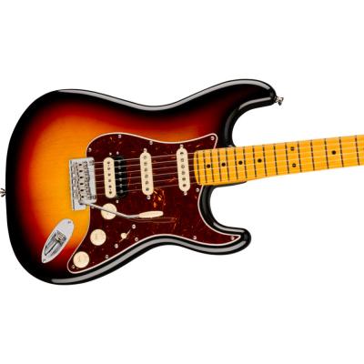 Fender フェンダー American Professional Stratocaster HSS MN 3-Color Sunburst エレキギター ストラトキャスター ボディ斜めアングル画像