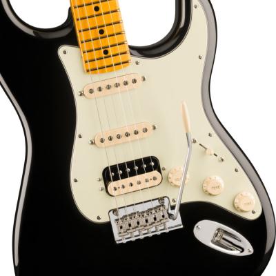 Fender フェンダー American Professional Stratocaster HSS MN Black エレキギター ストラトキャスター ボディ画像
