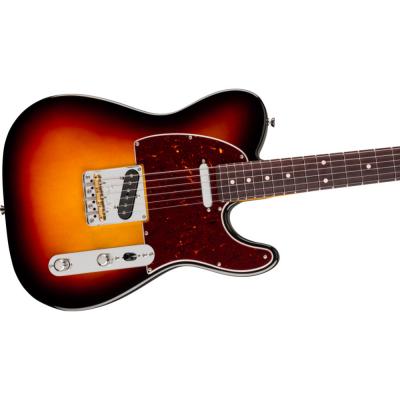 Fender フェンダー American Professional Telecaster RW 3-Color Sunburst エレキギター テレキャスター ボディ斜めアングル画像