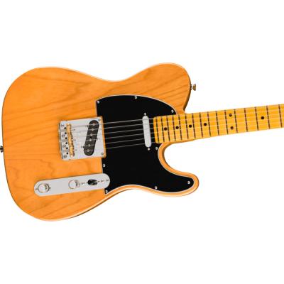 Fender フェンダー American Professional Telecaster MN Natural エレキギター テレキャスター ボディ斜めアングル画像