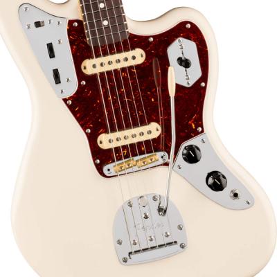 Fender フェンダー American Professional Jaguar RW Olympic White エレキギター ジャガー ボディ画像