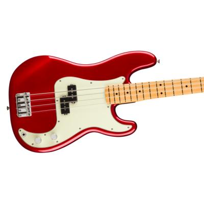 Fender フェンダー 75th Anniversary Player II Precision Bass MN Candy Apple Red エレキベース プレシジョンベース ボディ斜めアングル画像