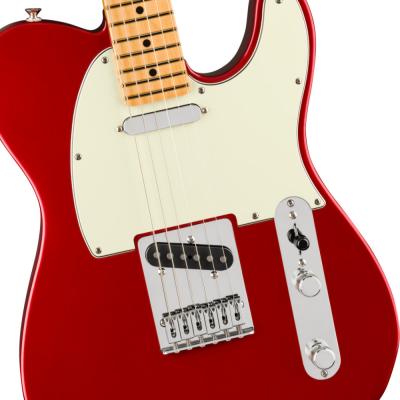 Fender フェンダー 75th Anniversary Player II Telecaster MN Candy Apple Red エレキギター テレキャスター ボディアップ画像