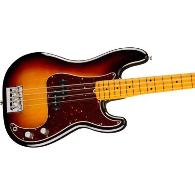 Fender フェンダー American Professional Precision Bass MN 3-Color Sunburst エレキベース プレシジョンベース ボディ斜めアングル画像
