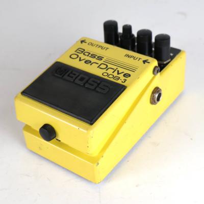 【中古】 ベースオーバードライブ エフェクター BOSS ODB-3 Bass OverDrive ベースエフェクター 斜めアングル画像