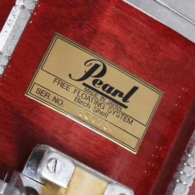 【中古】 スネアドラム パール Pearl Free Floating Snare Birch Shell 14×6.5 Made in Japan アップ
