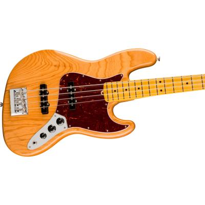 Fender フェンダー American Professional Jazz Bass MN Natural エレキベース ジャズベース ボディ斜めアングル画像