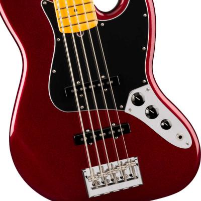 Fender フェンダー American Professional Jazz Bass V MN Oxblood 5弦エレキベース ジャズベース ボディ画像