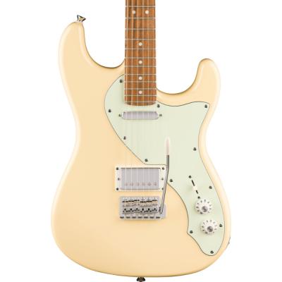 Squier スクワイア スクワイヤー Paranormal Stratocaster Deluxe LRL MPG Vintage White エレキギター ストラトキャスター ボディ画像