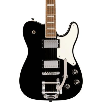 Squier スクワイア スクワイヤー Paranormal Troublemaker Telecaster Deluxe Bigsby LRL PPG Black エレキギター テレキャスター ボディ画像