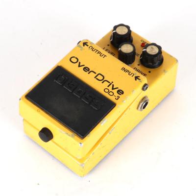 【中古】 オーバードライブ エフェクター BOSS OD-3 Over Drive ギターエフェクター 斜めアングル画像
