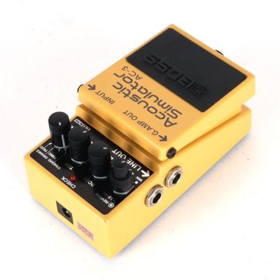 【中古】 アコースティックシミュレーター エフェクター BOSS AC-3 Acoustic Simulator ギターエフェクター リア斜めアングル画像