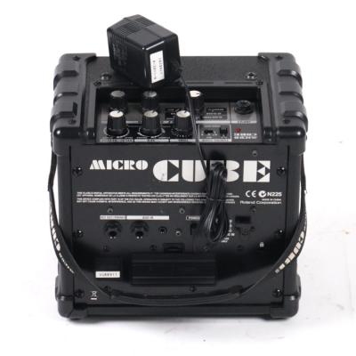 【中古】 ギターアンプ Roland ローランド MICRO CUBE BLACK コンボアンプ リア画像
