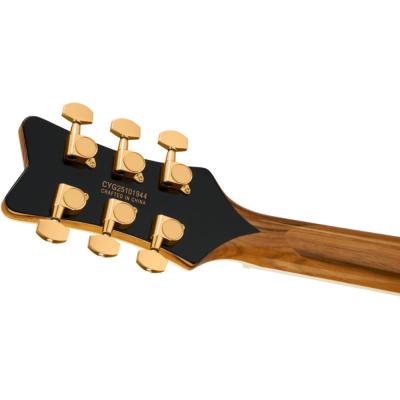 GRETSCH グレッチ Limited Edition Electromatic Black Limba CVT Sunburst エレキギター ヘッドバック画像