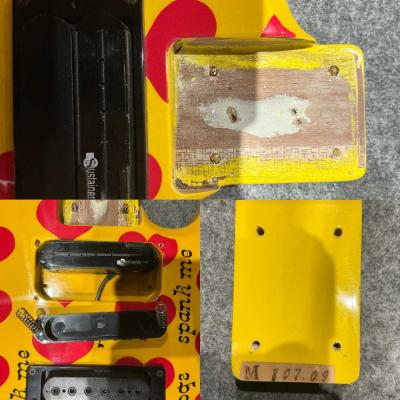 【中古】 BURNY by FERNANDES MG-145S HY hideモデル Yellow Heart イエローハート エレキギター 内部2