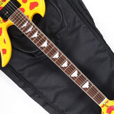 【中古】 BURNY by FERNANDES MG-145S HY hideモデル Yellow Heart イエローハート エレキギター ネック