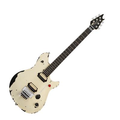 EVH イーブイエイチ Limited Edition Wolfgang Special Striped Series Distressed Ivory エレキギター