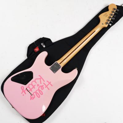 【中古】 Squier by Fender スクワイヤー Hello Kitty Stratocaster 2000年代 初期モデル ハローキティ ストラトキャスター エレキギター ボディバック画像