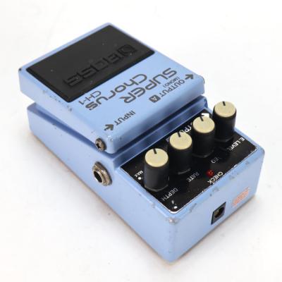 【中古】スーパーコーラス エフェクター BOSS CH-1 Super Chorus ギターエフェクター コーラス リア斜めアングル画像