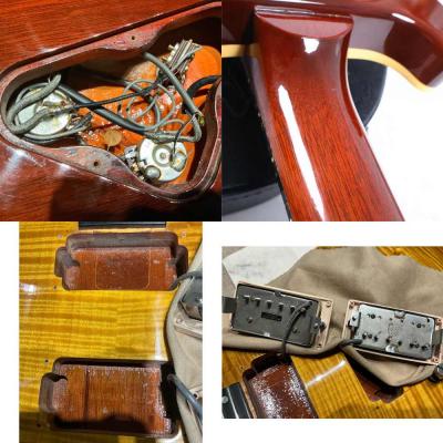 【中古】 エレキギター Gibson Custom Shop Les Paul DC Pro 1998年製 3.14kg 初期型カスタムショップ DCプロ ダブルカッタウェイ 内部