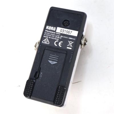 【中古】チューナー ピッチブラックミニ コルグ KORG PB-MINI-WH pitchblack mini white クロマチックチューナー ボトム画像