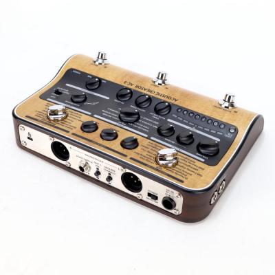 【中古】 アコースティックギター用プリアンプ ZOOM AC-3 Acoustic Creator リア斜めアングル画像