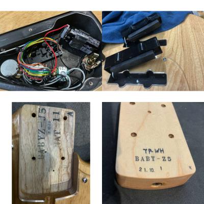 【中古】ATELIER Z アトリエZ babyZ-5J N Active ショートスケール 5弦エレキベース 内部