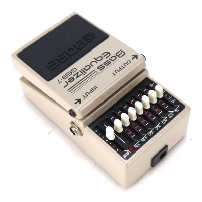 【中古】イコライザー エフェクター BOSS GEB-7 Bass Equalizer ベースエフェクター リア斜めアングル画像