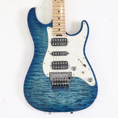 【中古】 エレキギター SCHECTER EX-24-CTM-FRT See Thru Blue Burst Quilted Maple Top EX-V シェクター EXCEED エクシード MADE IN JAPAN 日本製 詳細画像