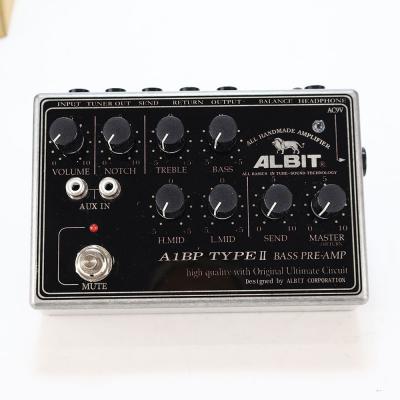 【中古】 ベース用プリアンプ ALBIT A1BP TYPE II 正面