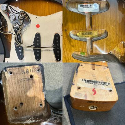 【中古】 エレキギター Fender FSR American Vintage ’54 Stratocaster 2CS 2007年製 貴重な1954スタイル アッシュボディー フェンダー 内部
