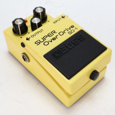 【中古】 スーパーオーバードライブ エフェクター BOSS SD-1 Super Over Drive ギターエフェクター 本体画像 斜め