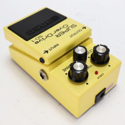 【中古】 スーパーオーバードライブ エフェクター BOSS SD-1 Super Over Drive ギターエフェクター 本体画像 斜め 2