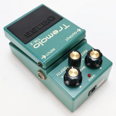 【中古】 トレモロ エフェクター BOSS TR-2 Tremolo ギターエフェクター 本体画像 斜め