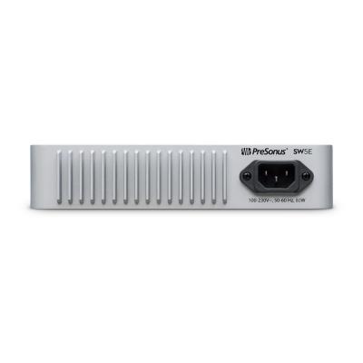 PreSonus プレソナス W5E AVB Network Switches and Bridges AVBスイッチ 背面
