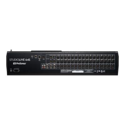 PreSonus プレソナス StudioLive 64S Digital Console Mixer デジタルミキサー 背面