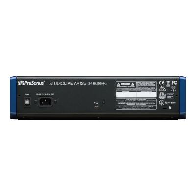 PreSonus プレソナス StudioLive AR12c Analog Mixer アナログミキサー 背面